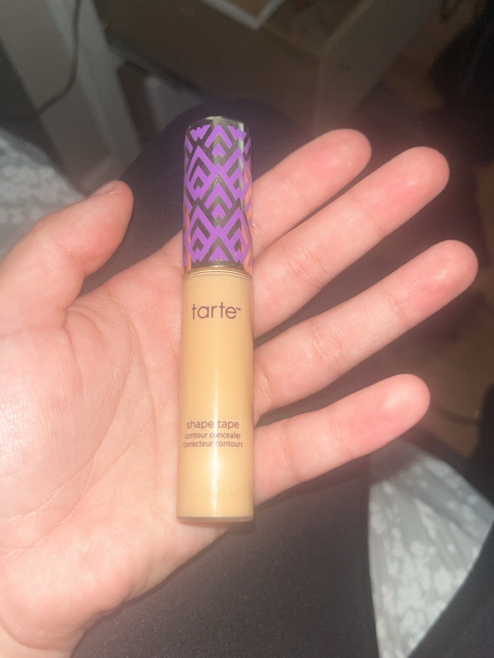tarte Shape Tape Liquid Concealer - beige with purple patterned cap